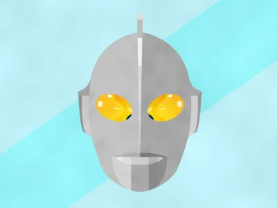 Ultraman Illustration for I AM CRIME iamcrime illustration japanese tv show science patrol tv show ultraman