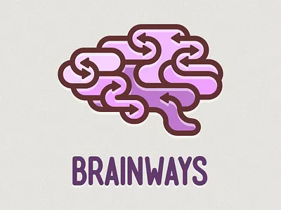 Brainways logo brain information logo