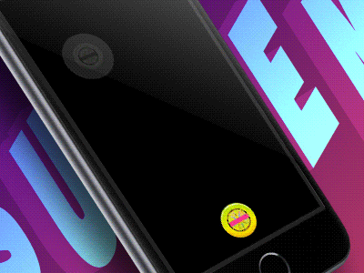 Game app project animation app flashy fluo game gif graphic design interface iphone mobile motion