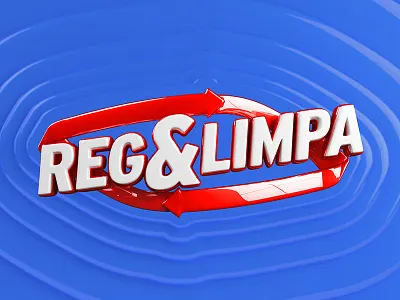 Reg&Limpa Logo batteries branding cleanings logo