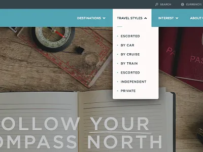 Dropdown menu blue dropdown gotham menu navigation select sidebar