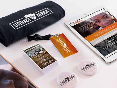 Literacy for Africa Branding and Logo africa branding charity clean education flat grassroots logo nfp school typography wordmark