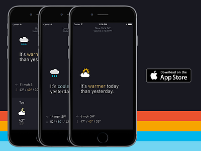 Tropos is live in the App Store! app app store ios simple weather