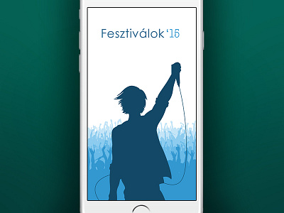 iOS App (splash) Redesign Concept festival app splash concept splash screen