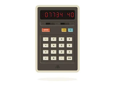 Oh Hello calculator illustration