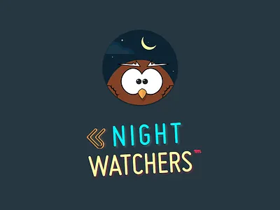 Nightwatchers awake leftshift moon night owl sketch sleep watch