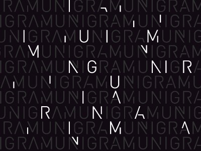 Unigram Pattern corporate identity logo pattern