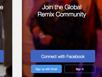 Login with Facebook Detail crossfader facebook login login flow sign up ui ux