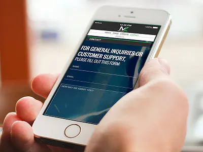 Machine Zone Mobile Contact Form background image contact form mobile