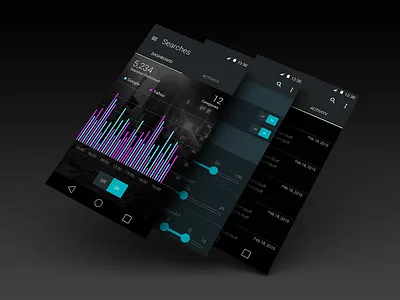 StealthClick App android app design ui work in progress