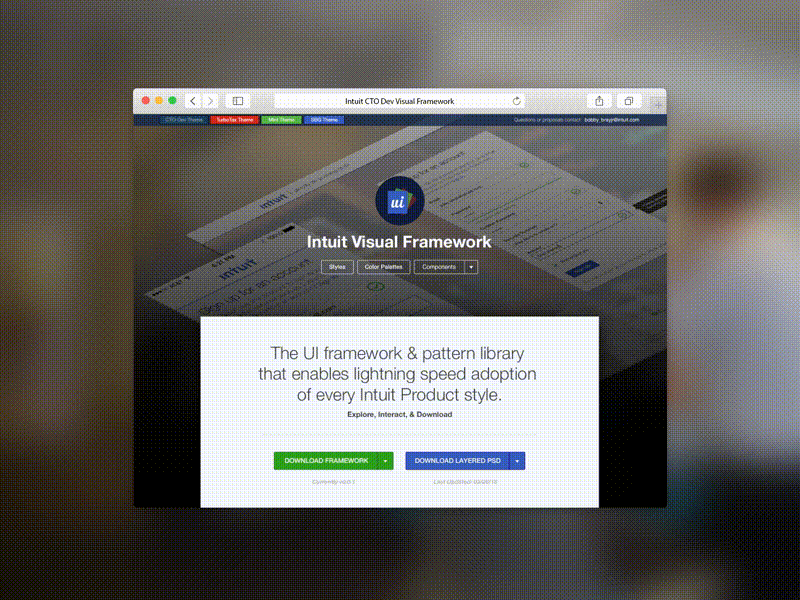 V.F. Loading & Transition Animation components framework intuit motion design pattern library themes ui user experience ux visual design