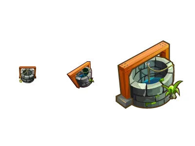 Wells Icon game illustrator wells