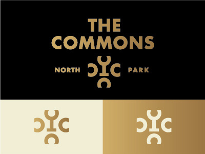 The Commons church communion community identity logo trinity