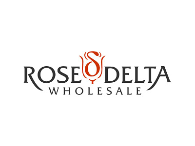 Rose Delta Logo delta flower rose wholesale