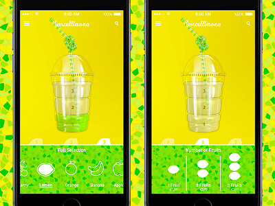 Barcellimona App app bar barcelona ios juice lemon mobile