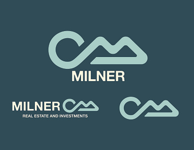 Milner Logo Sheet branding design graphic design logo logo design monogram real estate typography ui ux vector wordmark