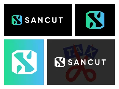 suncut logo design brand brand identity branding design geometric logo geometry graphic design illustration letter logo letter mark logo logo design modern logo s s letter s letter logo s logo ui