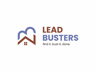 Lead Busters | Unused Logo branding graphic design initial logo logo a day logo design minimalist logo real estate simple design