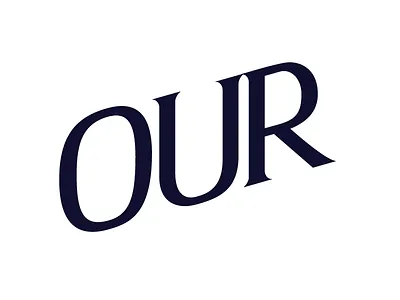 angle our custom lettering kerning lettering