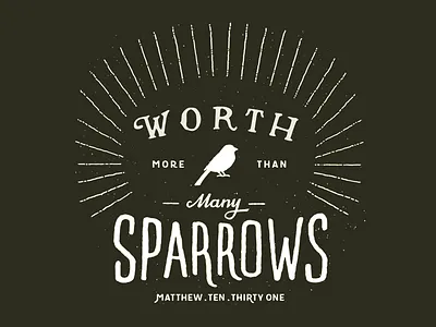 Worth More logo matthew 10:31 t shirt vintage