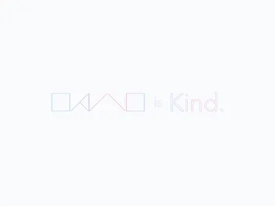 DAVID is Kind. brand david design kind. lines logo