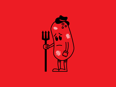 Potato Farmer creative farmer illustration potato south