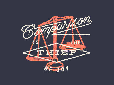 thief of joy illustration type typography vintage