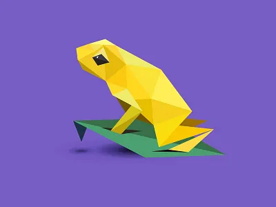 In Pieces Frog animation css frog inpieces polygon