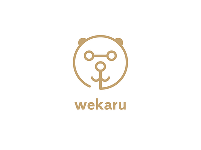 Wekaru bear branding logo metro transport