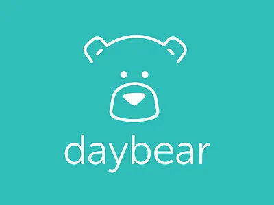 New Logo bear child child care children daycare identity kids logo