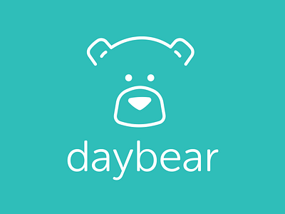 New Logo bear child child care children daycare identity kids logo