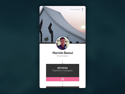 First shot app brazil debut design dribbble first photo profile shot visual