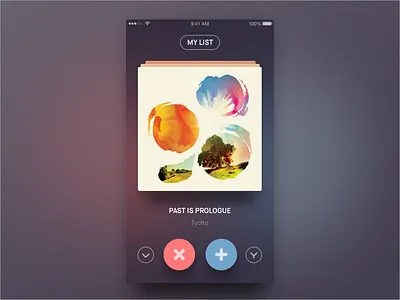 Pimmr two app cards gesture ios pimmr swipe