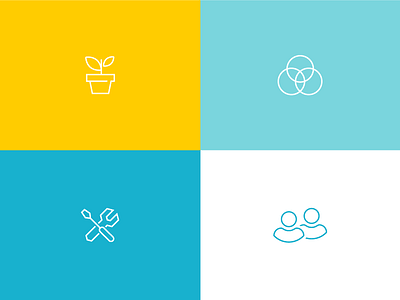 Line Icon Set for Collective Health's Website brand color graphic design icon icon design icon set icons identity illustration line icon visual design website