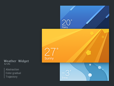 Widget weather widget