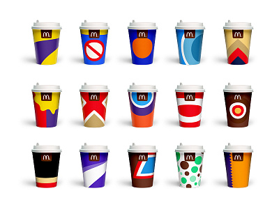 The Boys Are Back in Town brand branding cup design drink illustration mcdonalds minimal poster stroke