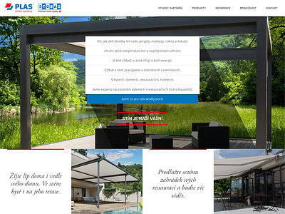 Plas - shielding technology awnings blinds louver pergolas plas shadowing shielding technology