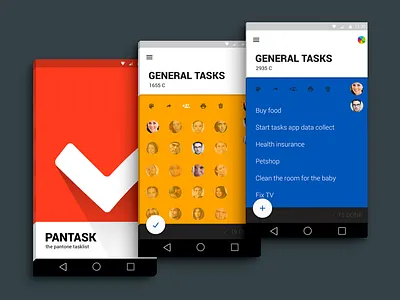 Pantask Pantone tasklist color done pantone task tasklist