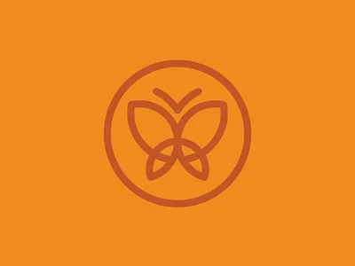 Peyton's Promise mark badge butterfly circles lines logo