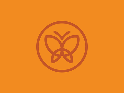 Peyton's Promise mark badge butterfly circles lines logo