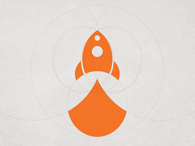 Yet Another Rocket design event flat launch logo rocket space startup