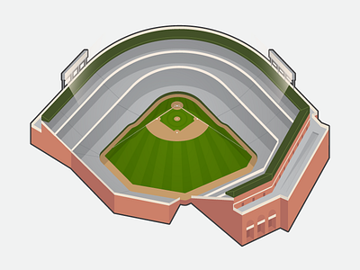 Camden Yards baseball camden field illustration orioles yards