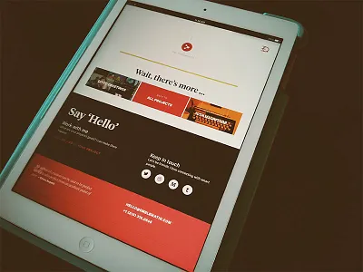 Almost there ... portfolio teaser wip