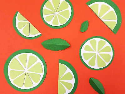Lime & Mint lime mint paper paper craft