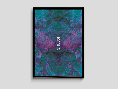 SHUUSH - Limited Edition Poster v2 design nightclub poster