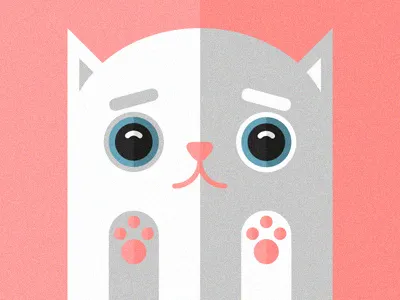 Cute Cat cat cute kitten meow paw sad