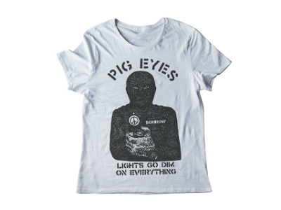 Sorrow eyes pig print sorrow t shirt