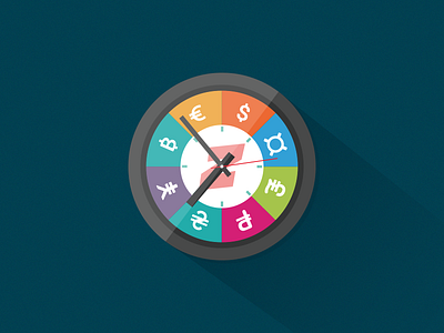 Time is money icon illustration web