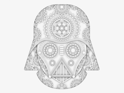 Darth darth design illustration illustrator skull space vector