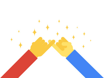 promises are magical fingers hands illustration magic pinky promise